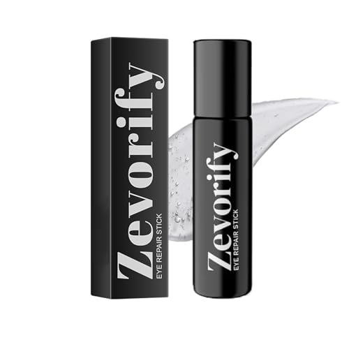 Zevorify Eye Repair Stick for Men, Under Eye Roller for Eyes Bags and Dark Circles, Cooling Stick Hydrates and Depuffing, Gentle, Natural Formula (1pcs, 0.35 fl.oz)