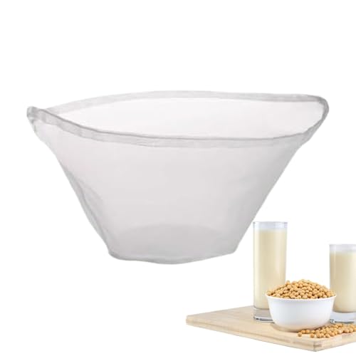 Colador de bolsas de nueces, malla fina reutilizable sin blanquear, paño de cocina, para alimentos, yogur, frutas, verduras, mermelada, pan, salsas, rellenos deshidratados, hogar, cocina