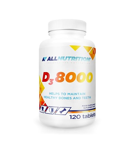ALLNUTRITION D3 8000 Vitamin D Complex - Vitamin D Tablets – Vegetarian Supplements – Vitamins for Women & Men – Immune System Booster – Vitamin D and Calcium – 120 Tabs