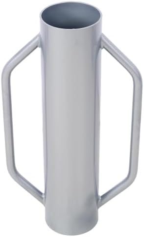 Iron Fence Post Driver - Heavy Duty 30LB Metal Fence Post Driver with Handle | Versatile and Multipurpose T Post Rammer for Easy Fence Post Installation Grey