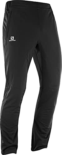 Salomon Agile Warm Pant - Pantalón Deportivo Hombre, Negro (Black), 2XL