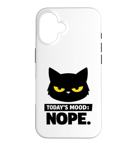 Todays Mood Nope �ʔ��� ���L�D�� ����ȃ��[���A �X�}�z�P�[�X iPhone 16 �p