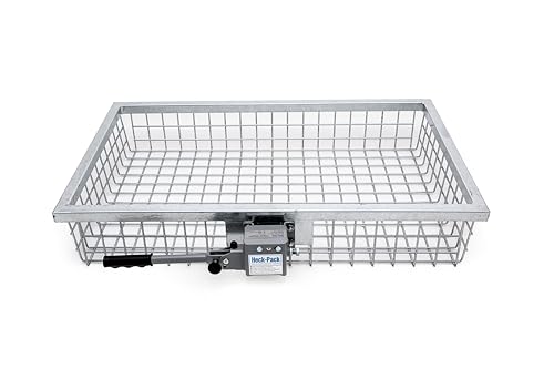 Heck-Pack | Wildträger Heckträger Hecktransporter mit ECE-Zulassung | 1000x600x175mm verzinkt mit Schnellverschluss | Das Original Made in Germany