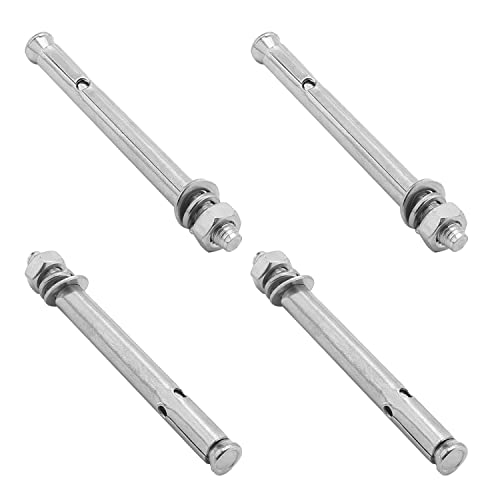 MroMax Pernos de Expansión M6x80mm Acero Inoxidable 4pzs