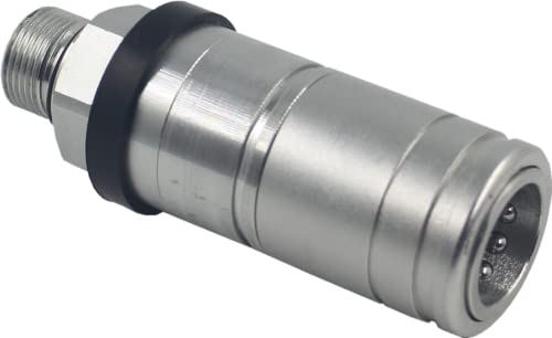 Image of LSQ-3CFPV Pull Push Type Breakaway Hydraulic Female Quick Coupler /Coupling, Hydraulic Quick Disconnect with Dust Cap Replacement for JD AL166181 AL200979 for JD 6410 6400 6420 7430