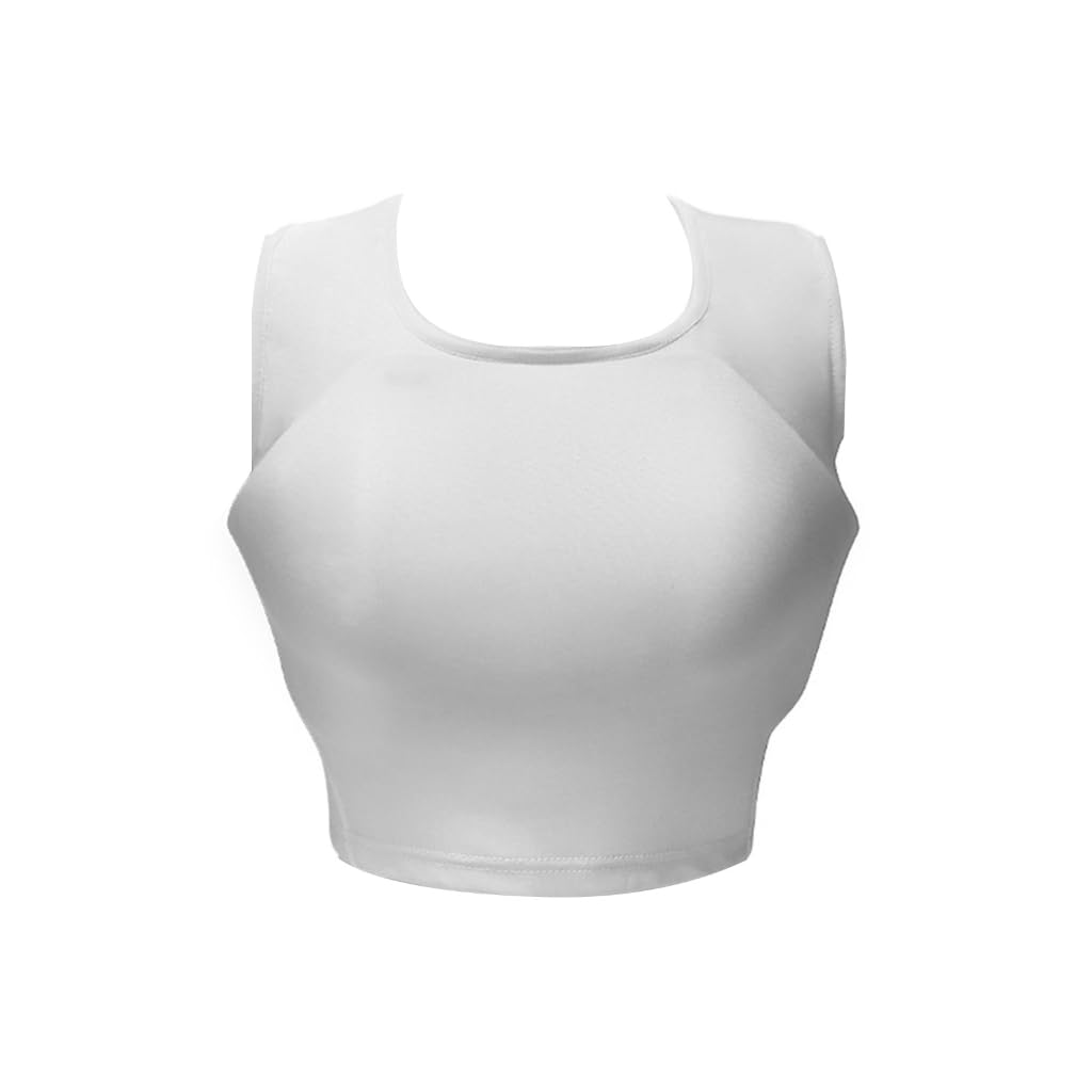 Greabuy Women's Karate Chest Guard Boxing Breast Protectors Female Karate Chest Protector Karate Accessories for Art