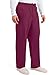 Cherokee Workwear Scrubs Men's Stretch Utility Pant, Wine, X-Large