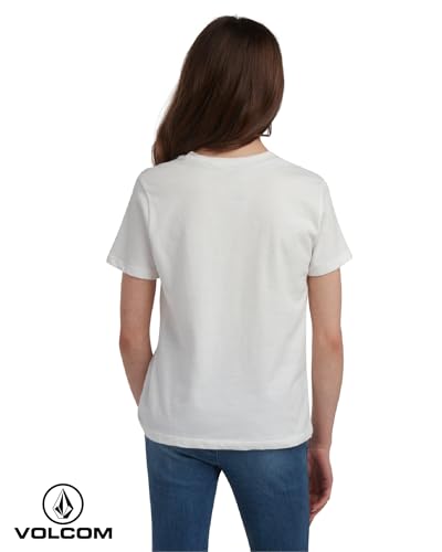 Image of Volcom Girls Shirts - Casual Crewneck Short Sleeve Graphic Tee Trendy Tops - Breathable Girls Summer Clothes