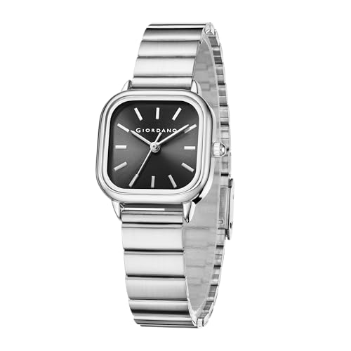 5 Best Women's Watches Under 5000 on Amazon India 28 Giordano Classic Square Watch for Women โ Polished Stainless Stee...