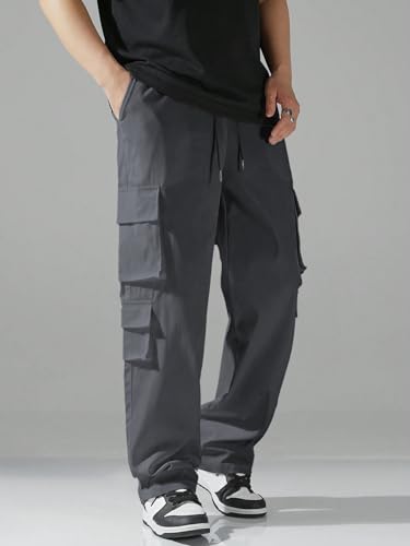 Image of Tagas Men Plus Flap Pocket Side Drawstring Waist Cargo Pants || Trousers Casual Pant || Cargo Pant || Jeans Pant || Track Pant for Man ||MC-8