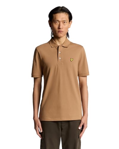 Lyle & Scott SS Polo Shirts Plain Polo Shirt X851 Tigers Eye, XL
