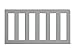 Oxford Baby Emerson Crib to Toddler Bed Guard Rail Conversion Kit, Dove Gray, GreenGuard Gold Certified 0.88 inch x 18.50 inch x 11.63 inch