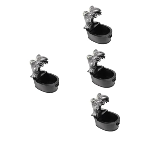 4 Piezas Jarrón de Vintage Circulación para Jardín y Decoración Exterior Accesorio Artístico para Estanques