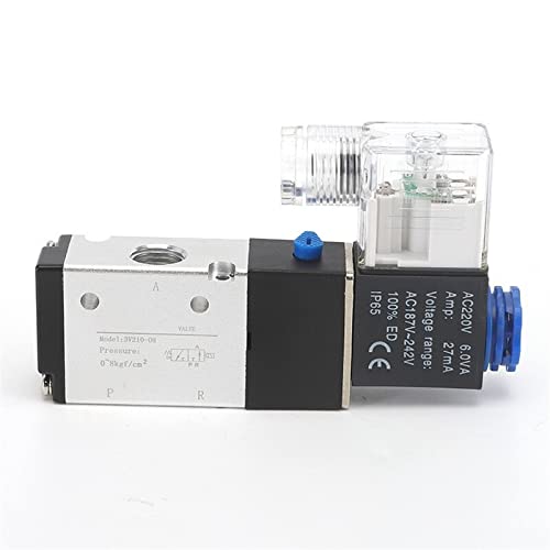 Vanne magnétique 3V210-08 DC12V de distribution d'air pneumatique 3/2