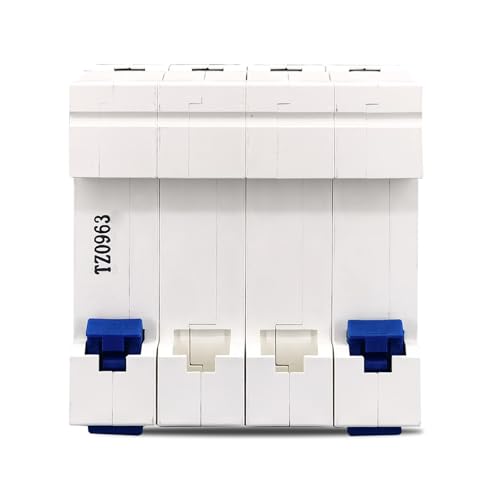Disjoncteur tétrapolaire TOB1-63 courbe C protégeant les circuits 400V 6A - 4