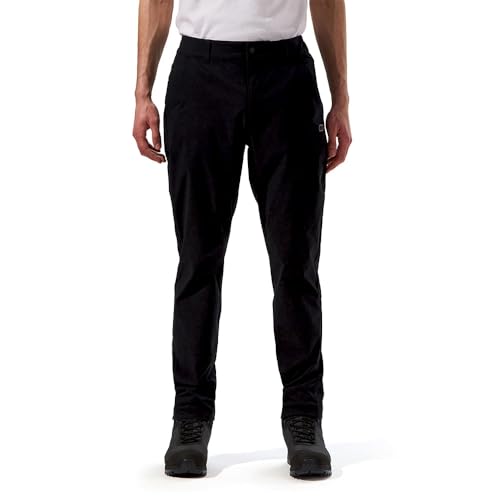 Berghaus Men's Straight Pant, Black/Black, 32