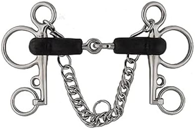 5 in. Stainless Steel & Rubber Mouth Pelham Bit