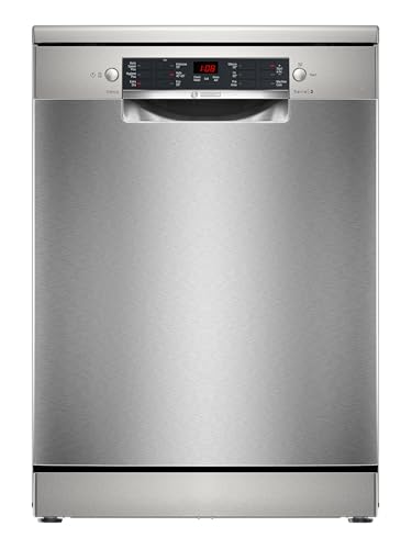 Bosch Series 2 SMS26AI08G Freestanding Dishwasher, 60cm Silver Inox