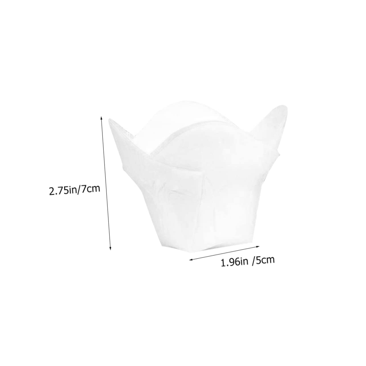 HEMOTON 400 Stk Kleine Kuchen Öl Beständiges Papier Backförmchen Papier Weihnachtsgeschenkpapier Pergamenteinlagen Halter Für Pappbecher Fettdichte Pappbecher Backbecher Weiß Weihnachten