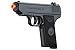 GoldenBall Airsoft M16A1 Spring-Powered Rifle and Dual Pistols (Scope, Grip, Laser & Flashlight) Starter Kit with 2X Holster (Black)