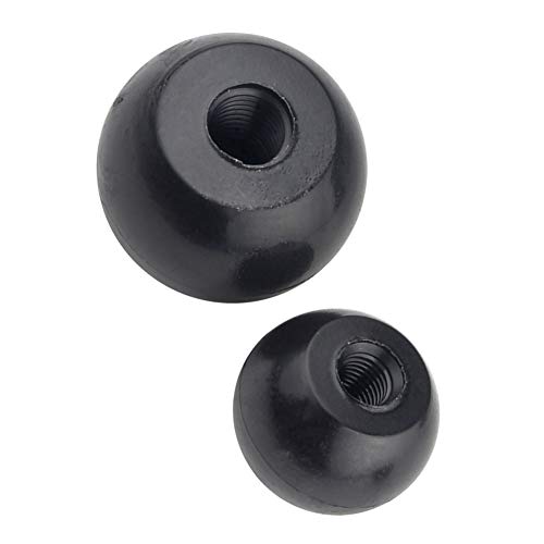 Yudesun Ferretería Bola Forma Sujeción Perilla Manija - M6 M8 M10 M12 Plástico Cabeza Sujeción Tuerca Mano Perillas Manija Agarre 6/10Pcs Cover