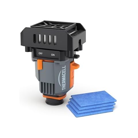Thermacell Mosquito Backpacker Repeller, Gen 2.0 with 16 Hours of Repellent; 15 Foot Zone of Mosquito Protection; Long Lasting, Deet Free Bug Spray Alternative, Scent Free Cover