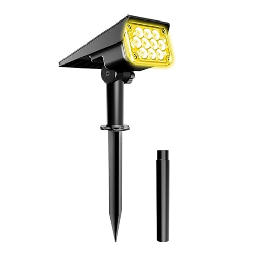 Projecteurs solaires à LED étanches éclairage extérieur RVB pour paysage et mur