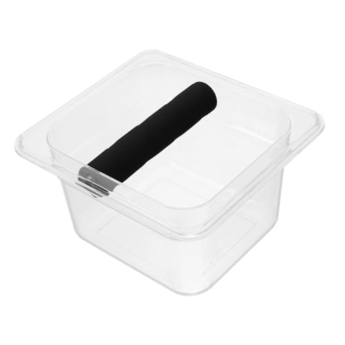 BEBEMOKO Caja de filtros de café molido, recipiente para máquina de café Dolce, taza de café descafeinado, tazas de café herméticas, contenedor de basura Gusto, accesorios para máquina de espresso,