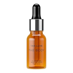 Tan-Luxe THE BODY Self Tan Drops, Light/Medium (15 ml) Add Tanning Drops to Skin Care for Custom Body Tan, Cruelty Free & Vegan