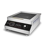 110V 5000W Electric Wok Burner Stove Commercial Induction Cooker Cooktop Household