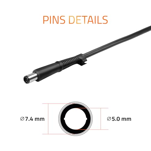 Image of AR0903 90 Watt Laptop Charger /Adapter with Power Cord Compatible with HP Laptops (19 V /4.74 A, Pin: 7.4 x 5.0 mm)