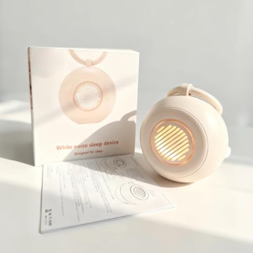 Dispositivo de relajación de ruido portátil con audio relajante de 2.95 pulgadas y luz 6
