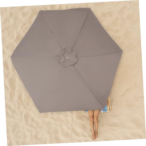 Toile de rechange pour parasol de terrasse jardin imperméable 3m - 8