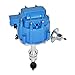 A-Team Performance HEI Complete Distributor 65K Coil Compatible with BBF Big Block Ford 351C 351M 400M 429 460 One Wire Installation Blue Cap