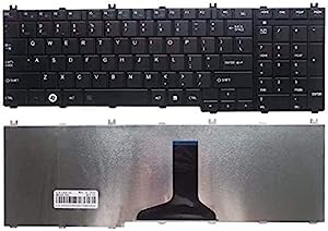 Wistar Laptop Keyboard Compatible for Toshiba Satellite Pro C650, C665, L755 P/No.MP-09N16GB-698, PK130CK2A04, AEBL6E00020, V000210280 Black
