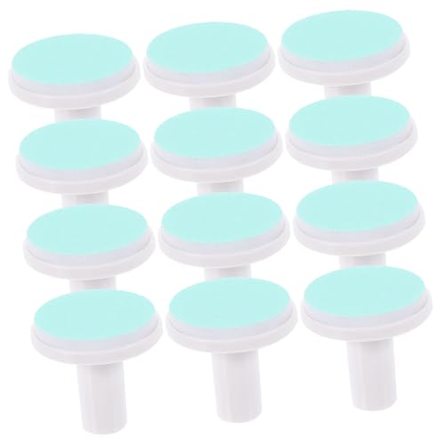 Healeved 12pcs Baby Nail Grinder Grinding Heads Replacement Pads for Electric Nail Trimmer Set