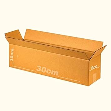 Rich Fox Corrugated Boxes, 30 - 10 - 10 CM (3 ply) Brown - Pack of 50 multipurpose