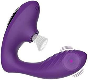 100% Secret Shipping 10 Speed Sucking Vฤซbrร tor Tรด-ys for Women Clรญtรดral Stimulation Sucking Vฤซbrร tors for Women Oral Nรญpple USB Rechargeable faceigne (Color : Purple)
