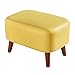 Rocking Chair Footstool Ottoman Foot Rest Home PU Waterproof Doorway Change Shoes Stool Bedroom Sofa Foot Rest Soft Pad 7 Colors (Color : C) (D)