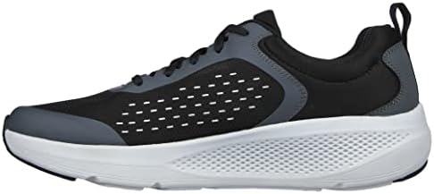 Skechers Men's GOrun Elevate-Lace Up Performance Athletic Running & Walking Shoe Sneaker, Black/Grey/Silver, 14 | Image 7