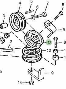 Émerillon # M86596 John Deere Original Equipment pour motoculture