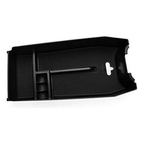 Eaglerich Secondary Storage Box ABS Center Console Armrest Storage Holder Tray Box Compatible with Benz E Class W212 E200/E300 2012-2015 Cover