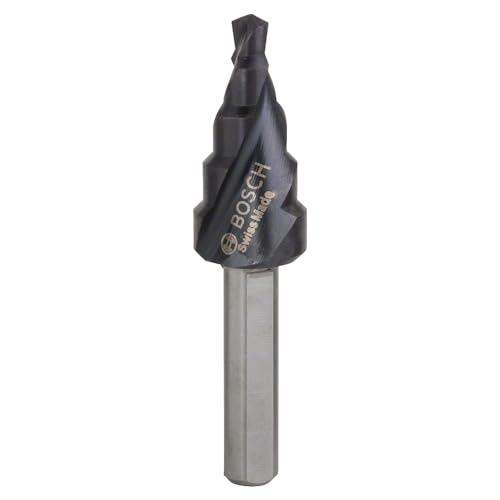 Bosch 2 608 588 064 - Broca escalonada HSS-AlTiN - 4-12 mm, 6,0 mm, 50 mm (pack de 1)