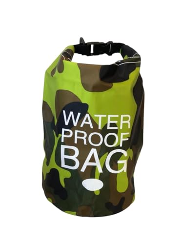 Mochila Impermeavel 5 litros Bag Estanque Saco Natação Bolsa Trilha Aprova Dagua (Verde)