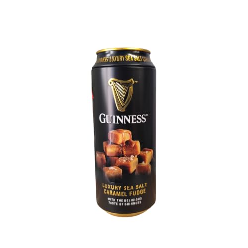Guinness - Black Tin of Luxury Sea Salt Caramel Fudge - With the Taste of Guinness