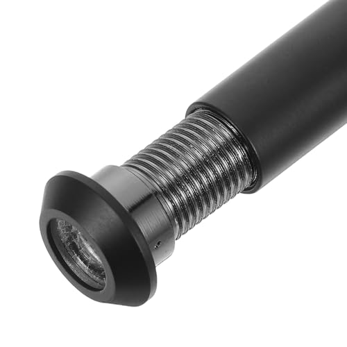 Kit mira de puerta metálica resistente con cubierta de privacidad y broca de 12mm para seguridad en puerta principal y vista gran angular adecuado para portón de casa miniatura 3