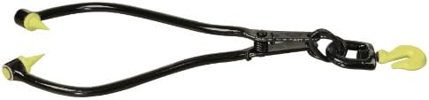 Timber Tuff TMW-28SSS Black Spring Loaded Skidding Tongs, 28 Inch