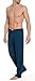 Produktbild HAASIS BODYWEAR, Herren Pyjamahose lang mit Seitentaschen, Single Jersey, reine Bio Baumwolle, Gummibund mit Kordel, GOTS zertifiziert, Made in Europe, Größe:2XL, Farbe:navy