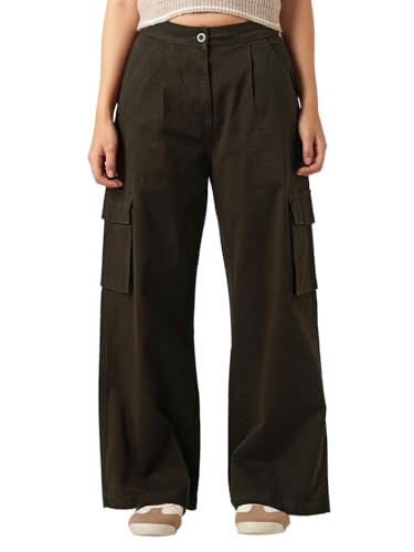 Image of Bewakoof Women's High Rise Loose Pants