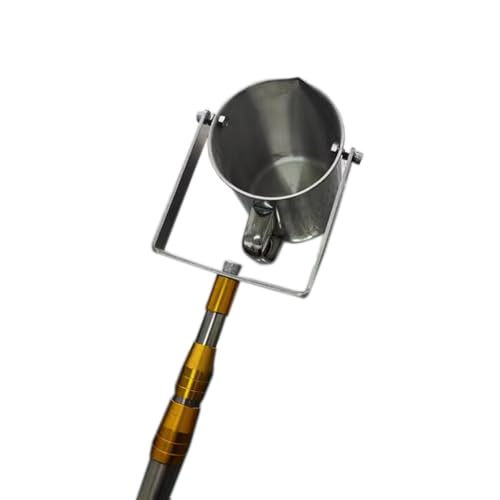 ERRULAN 500/1000ml Telescoping Water Sampler, Ultra Light Rod Beaker Pendulum Beaker Sampler Ladle, Multifunctional Portable Lab Sampling Equipment for River/Lake(500ml,0.86-2m/2.8-6.6 ft)